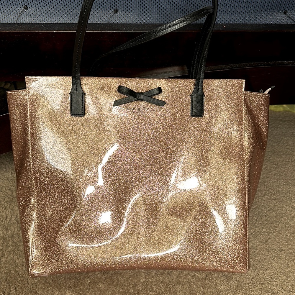 Beautiful rose gold Kate Spade tote!